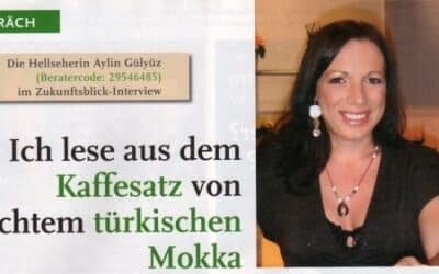 Ich lese aus dem Kaffeesatz von echtem türkischen Mokka: